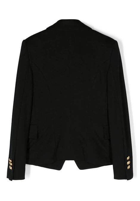 Blazer doppiopetto con bottoni goffrati BALMAIN KIDS | BT2A24 J0035930OR